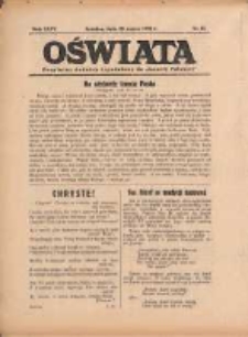 Oświata: bezpłatny dodatek tygodniowy do "Gazety Polskiej" 1938.03.20 R.26 Nr12