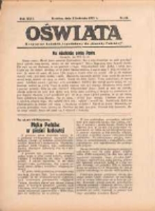 Oświata: bezpłatny dodatek tygodniowy do "Gazety Polskiej" 1938.04.03 R.26 Nr14