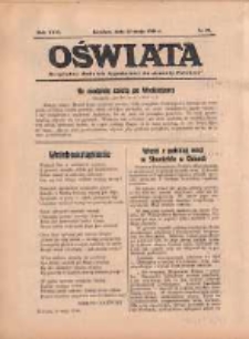 Oświata: bezpłatny dodatek tygodniowy do "Gazety Polskiej" 1938.05.29 R.26 Nr22