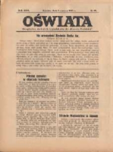 Oświata: bezpłatny dodatek tygodniowy do "Gazety Polskiej" 1938.06.05 R.26 Nr23