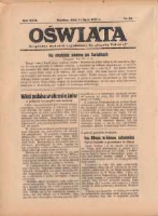 Oświata: bezpłatny dodatek tygodniowy do "Gazety Polskiej" 1938.07.24 R.26 Nr30