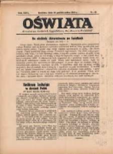 Oświata: bezpłatny dodatek tygodniowy do "Gazety Polskiej" 1938.10.16 R.26 Nr42
