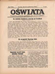 Oświata: bezpłatny dodatek tygodniowy do "Gazety Polskiej" 1938.10.30 R.26 Nr44