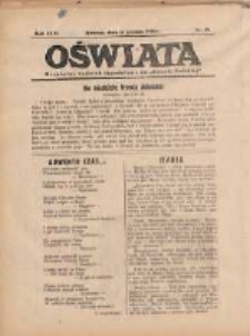 Oświata: bezpłatny dodatek tygodniowy do "Gazety Polskiej" 1938.12.11 R.26 Nr49