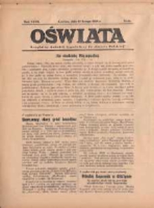 Oświata: bezpłatny dodatek tygodniowy do "Gazety Polskiej" 1939.02.12 R.27 Nr6