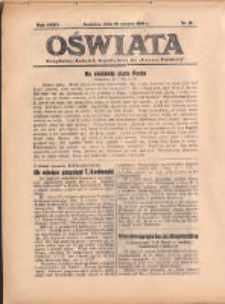Oświata: bezpłatny dodatek tygodniowy do "Gazety Polskiej" 1939.03.26 R.27 Nr12