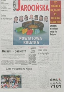 Gazeta Jarocińska 2001.12.07 Nr49(582)