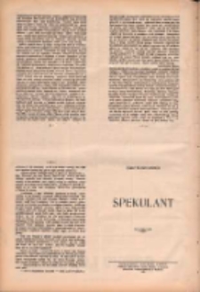 Spekulant