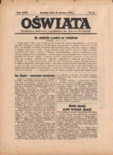 Oświata: bezpłatny dodatek tygodniowy do "Gazety Polskiej" 1939.06.25 R.27 Nr25