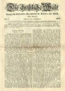 Die Christliche Welt: evangelisches Gemeindeblatt für Gebildete aller Stände. 1897.02.18 Jg.11 Nr.7