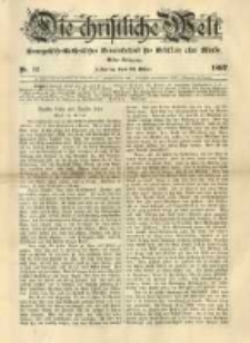 Die Christliche Welt: evangelisches Gemeindeblatt für Gebildete aller Stände. 1897.03.25 Jg.11 Nr.12