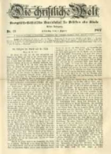 Die Christliche Welt: evangelisches Gemeindeblatt für Gebildete aller Stände. 1897.04.01 Jg.11 Nr.13