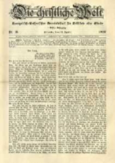 Die Christliche Welt: evangelisches Gemeindeblatt für Gebildete aller Stände. 1897.04.15 Jg.11 Nr.15