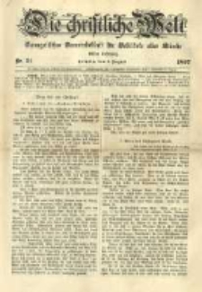 Die Christliche Welt: evangelisches Gemeindeblatt für Gebildete aller Stände. 1897.08.05 Jg.11 Nr.31