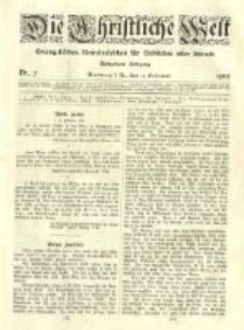 Die Christliche Welt: evangelisches Gemeindeblatt für Gebildete aller Stände. 1904.02.11 Jg.18 Nr.7