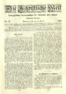 Die Christliche Welt: evangelisches Gemeindeblatt für Gebildete aller Stände. 1904.04.28 Jg.18 Nr.18