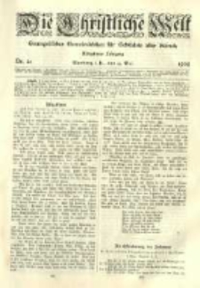 Die Christliche Welt: evangelisches Gemeindeblatt für Gebildete aller Stände. 1904.05.19 Jg.18 Nr.21