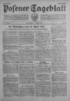 Posener Tageblatt 1935.04.25 Jg.74 Nr95