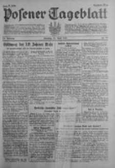 Posener Tageblatt 1935.04.30 Jg.74 Nr99