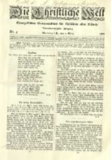 Die Christliche Welt: evangelisches Gemeindeblatt für Gebildete aller Stände. 1910.03.03 Jg.24 Nr.9