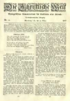 Die Christliche Welt: evangelisches Gemeindeblatt für Gebildete aller Stände. 1910.03.24 Jg.24 Nr.12