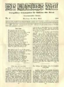 Die Christliche Welt: evangelisches Gemeindeblatt für Gebildete aller Stände. 1910.04.21 Jg.24 Nr.16