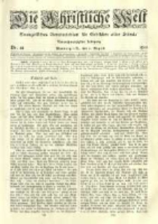 Die Christliche Welt: evangelisches Gemeindeblatt für Gebildete aller Stände. 1910.08.11 Jg.24 Nr.32