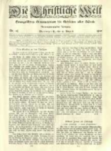 Die Christliche Welt: evangelisches Gemeindeblatt für Gebildete aller Stände. 1910.08.25 Jg.24 Nr.34