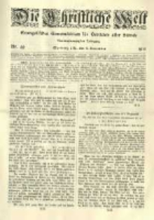Die Christliche Welt: evangelisches Gemeindeblatt für Gebildete aller Stände. 1910.12.08 Jg.24 Nr.49