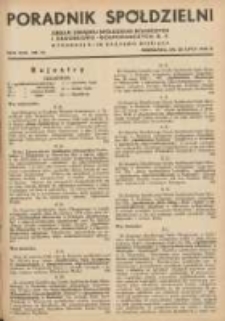 Poradnik Spółdzielni: organ Związku Spółdzielni Rolniczych i Zarobkowo-Gospodarczych R.P. 1936.07.20 R.43 Nr14
