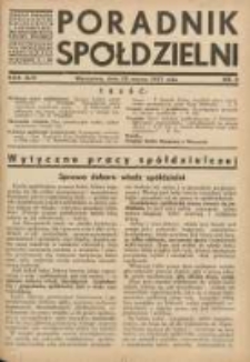 Poradnik Spółdzielni: organ Związku Spółdzielni Rolniczych i Zarobkowo-Gospodarczych Rzczpl.Polskiej: dwutygodnik dla spółdzielni kredytowych 1937.03.20 R.44 Nr6