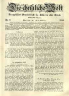 Die Christliche Welt: evangelisches Gemeindeblatt für Gebildete aller Stände. 1899.10.12 Jg.13 Nr.41