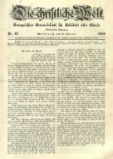 Die Christliche Welt: evangelisches Gemeindeblatt für Gebildete aller Stände. 1899.10.19 Jg.13 Nr.42