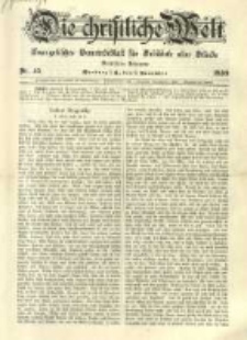 Die Christliche Welt: evangelisches Gemeindeblatt für Gebildete aller Stände. 1899.11.09 Jg.13 Nr.45