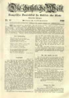 Die Christliche Welt: evangelisches Gemeindeblatt für Gebildete aller Stände. 1899.11.23 Jg.13 Nr.47