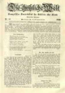 Die Christliche Welt: evangelisches Gemeindeblatt für Gebildete aller Stände. 1899.11.23 Jg.13 Nr.47