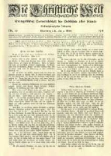 Die Christliche Welt: evangelisches Gemeindeblatt für Gebildete aller Stände. 1911.03.09 Jg.25 Nr.10