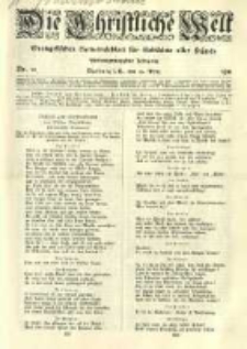 Die Christliche Welt: evangelisches Gemeindeblatt für Gebildete aller Stände. 1911.03.30 Jg.25 Nr.13
