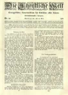 Die Christliche Welt: evangelisches Gemeindeblatt für Gebildete aller Stände. 1911.05.18 Jg.25 Nr.20