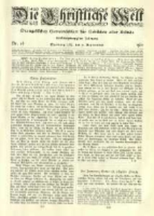 Die Christliche Welt: evangelisches Gemeindeblatt für Gebildete aller Stände. 1911.09.07 Jg.25 Nr.36