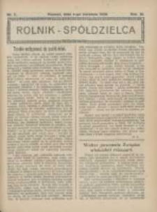 Rolnik-Spółdzielca 1926.04.04 R.3 Nr7