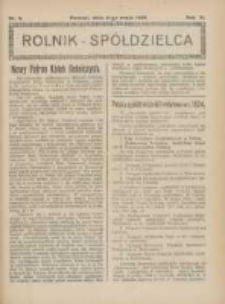 Rolnik-Spółdzielca 1926.05.02 R.3 Nr9