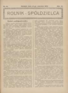 Rolnik-Spółdzielca 1926.06.13 R.3 Nr12
