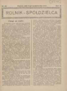 Rolnik-Spółdzielca 1926.10.03 R.3 Nr20