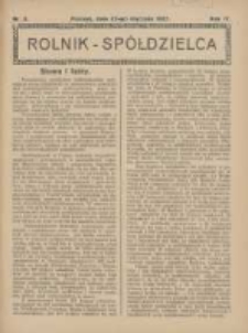 Rolnik-Spółdzielca 1927.01.23 R.4 Nr2