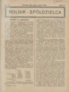 Rolnik-Spółdzielca 1927.03.06 R.4 Nr5