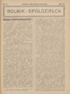 Rolnik-Spółdzielca 1927.05.29 R.4 Nr11