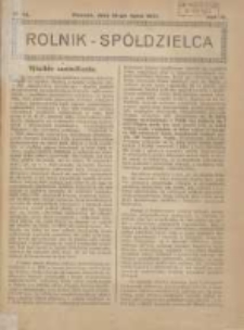 Rolnik-Spółdzielca 1927.07.10 R.4 Nr14