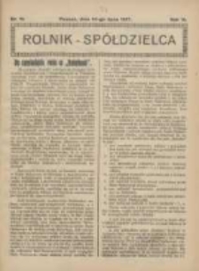 Rolnik-Spółdzielca 1927.07.24 R.4 Nr15