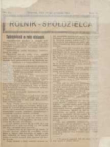 Rolnik-Spółdzielca 1927.12.25 R.4 Nr26